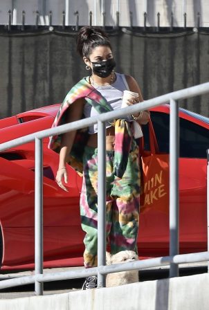 Vanessa Hudgens - Seen while she heads to a photoshoot in Los Angeles