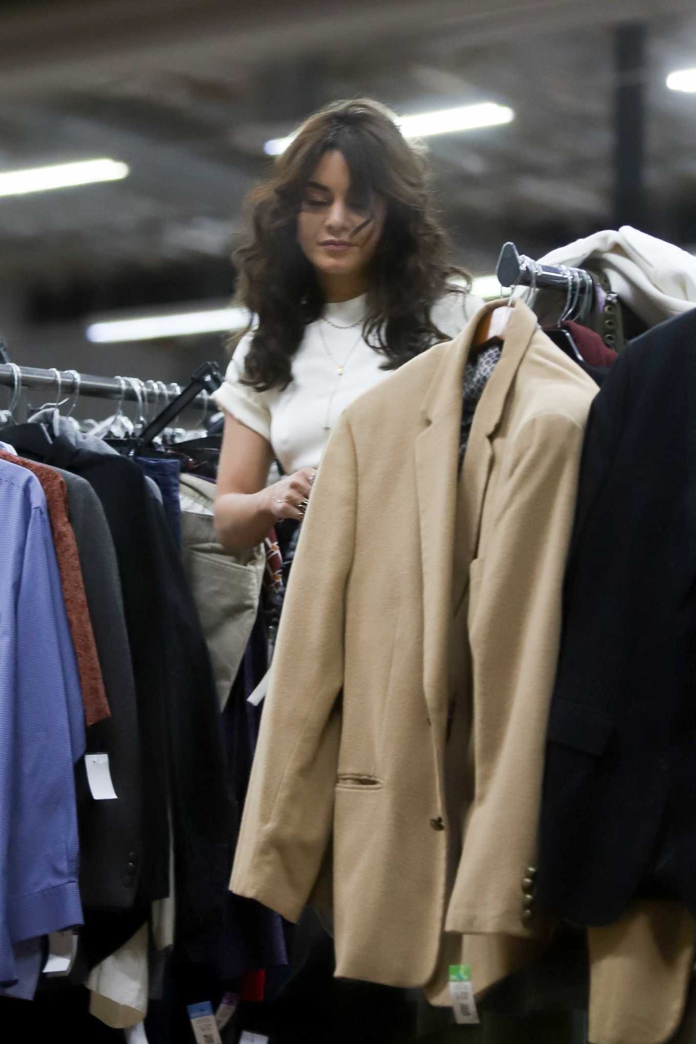 Vanessa Hudgens â€“ Shopping at a Goodwill store in Studio City