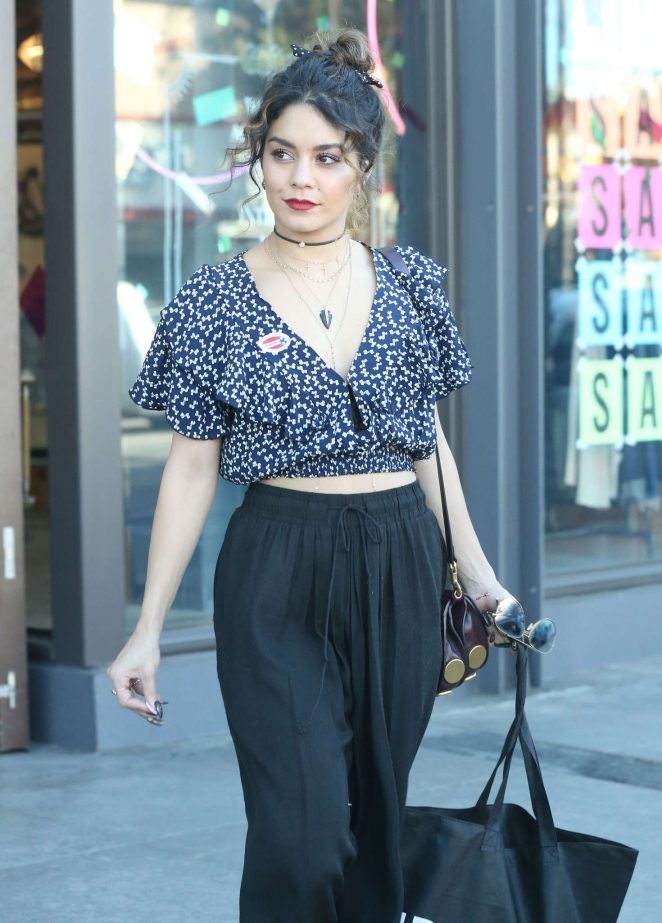 Vanessa Hudgens - Shopping at Urban Outfitters in Studio City