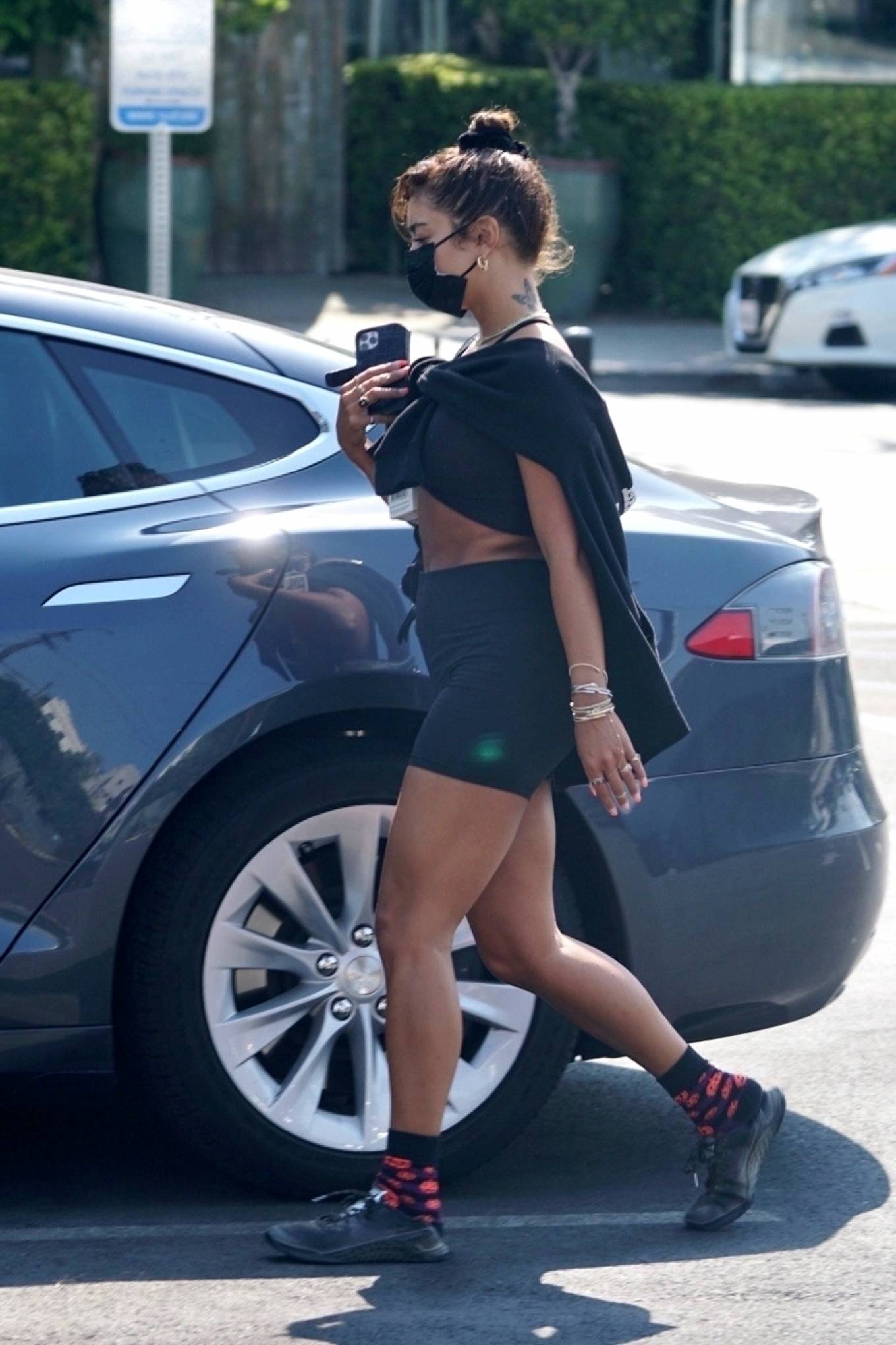 Vanessa Hudgens 2020 : Vanessa Hudgens – Spotted leaving a workout in West Hollywood -03