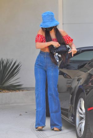 Vanessa Hudgens - Takes her Lamborghini for a spin in West Hollywood