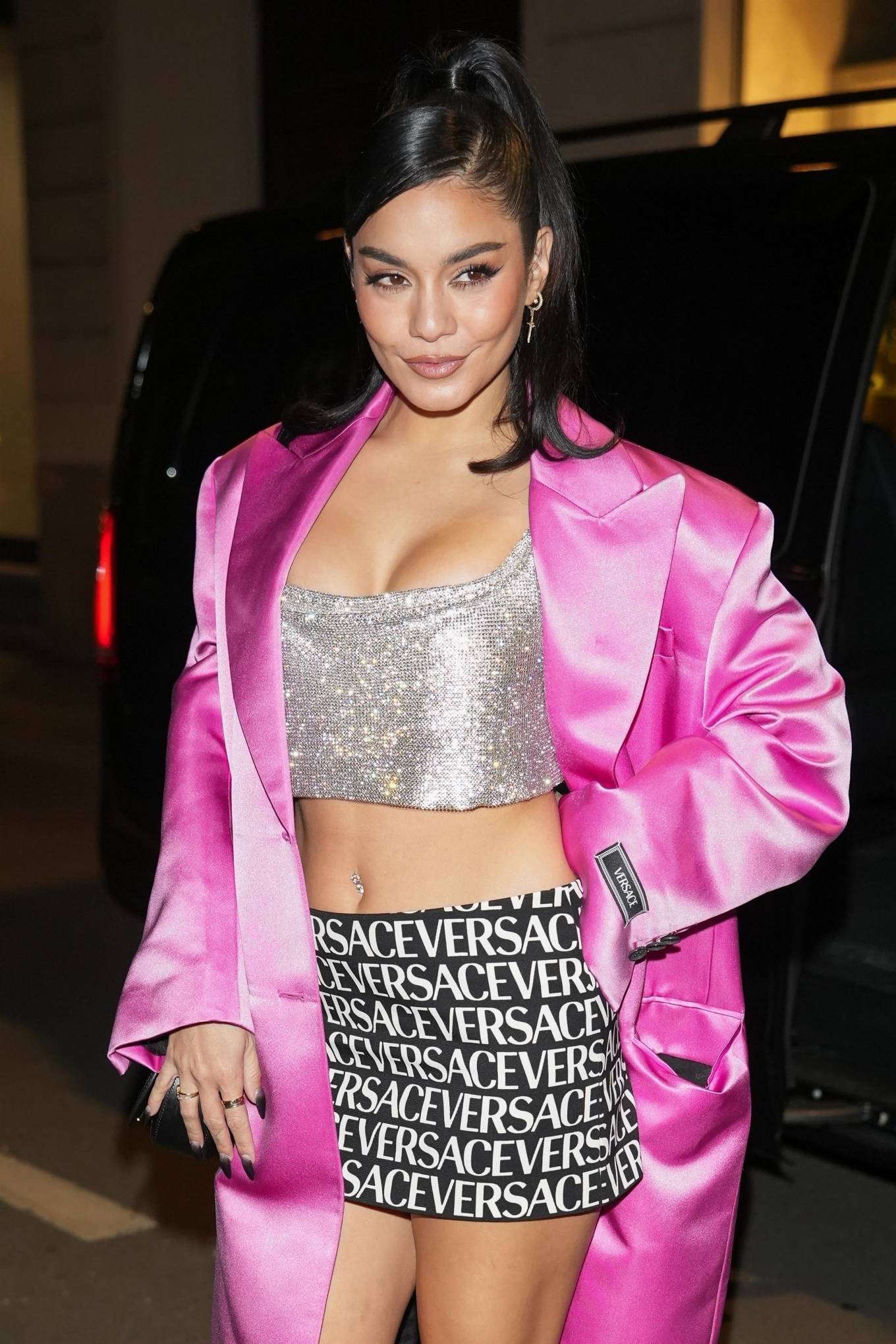Vanessa Hudgens 2022 : Vanessa Hudgens – Versace after the show during the Milan Fashion Week Womenswear SS 2023-02