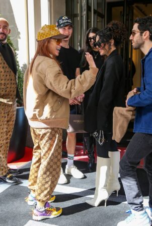 Vanessa Hudgens – With Anitta seen while out in New