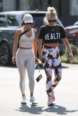 Vanessa Hudgens - With GG Magree arrive at DogPound Gym in West Hollywood