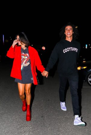 Vanessa Hudgens - With her boyfriend Cole Tucker at The Rolling Stones concert in Los Angeles