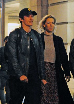 Vanessa Kirby and Callum Turner - Out in London