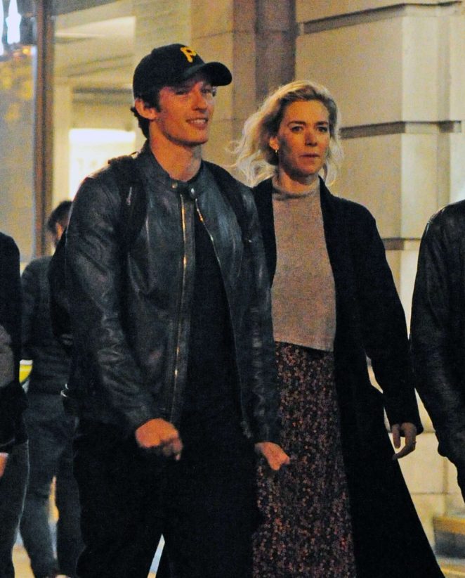 Vanessa Kirby and Callum Turner - Out in London
