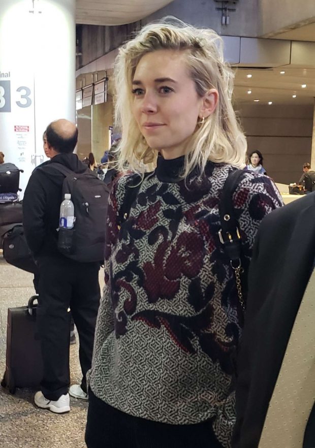 Vanessa Kirby - Arrives at LAX Airport in Los Angeles