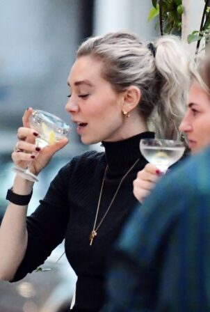 Vanessa Kirby - On an evening out in Notting Hill