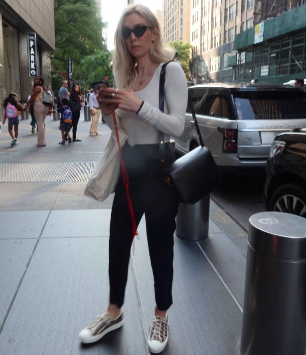 Vanessa Kirby - Spotted at Columbus Circle in New York