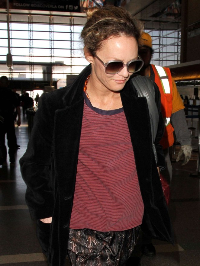 Vanessa Paradis -  Arrived at LAX Airport in LA