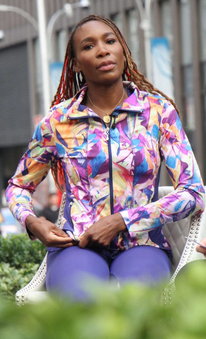 Venus Williams an appearance at 'Fox & Friends' in New York