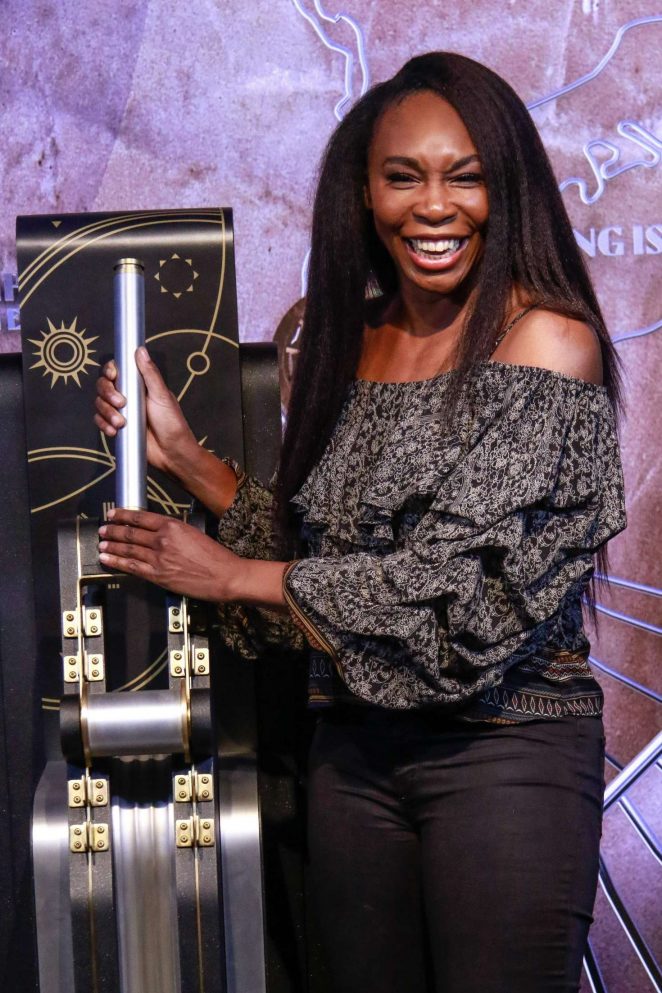 Venus Williams - Lights the Empire State Building in NYC