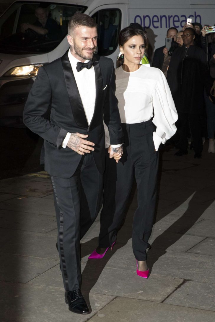 Victoria and David Beckham - National Portrait Gallery Gala in London
