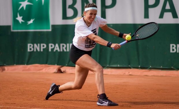 Victoria Azarenka - Practises at 2019 Roland Garros in Paris
