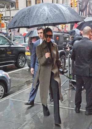 Victoria Beckham - Arriving at Balthazar Restaurant in New York City