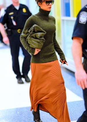 Victoria Beckham at JFK Airport in NYC