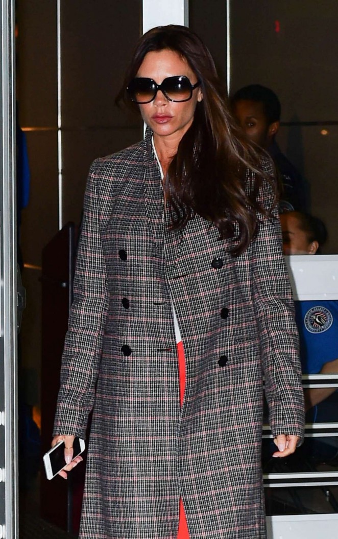 Victoria Beckham at JFK Airport in NYC