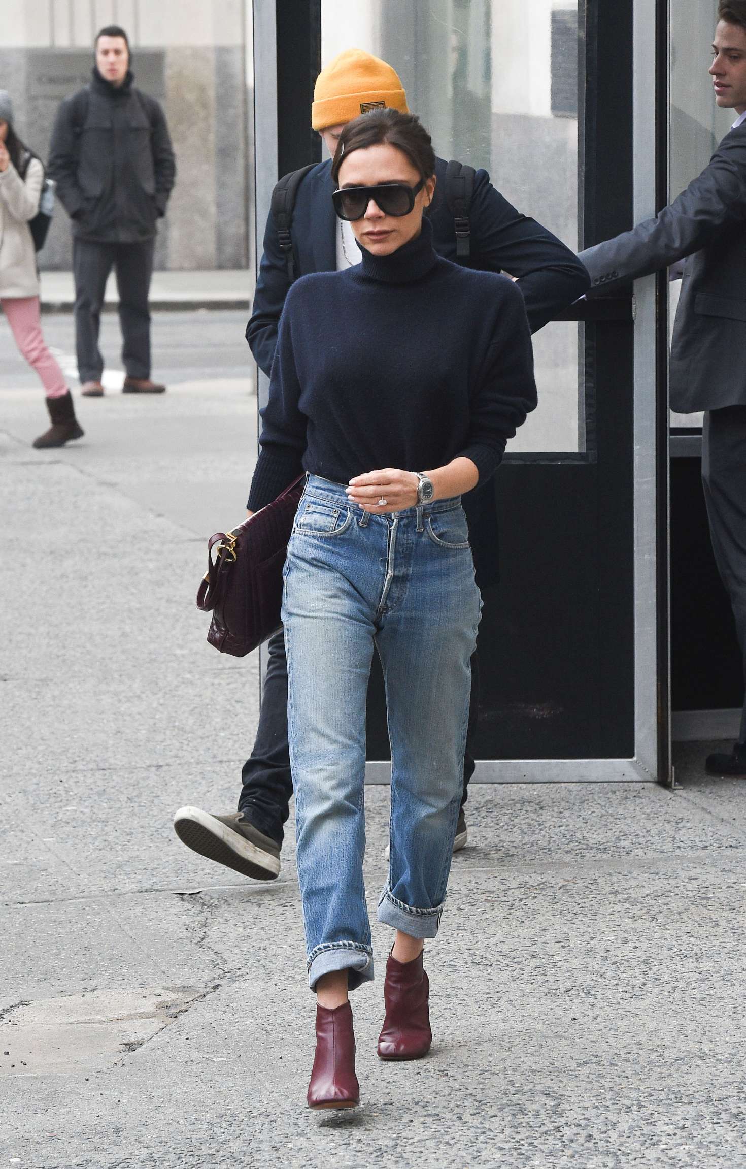 Victoria Beckham in Jeans out in New York City | GotCeleb