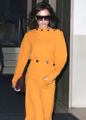 Victoria Beckham - Leaving her apartment in New York City