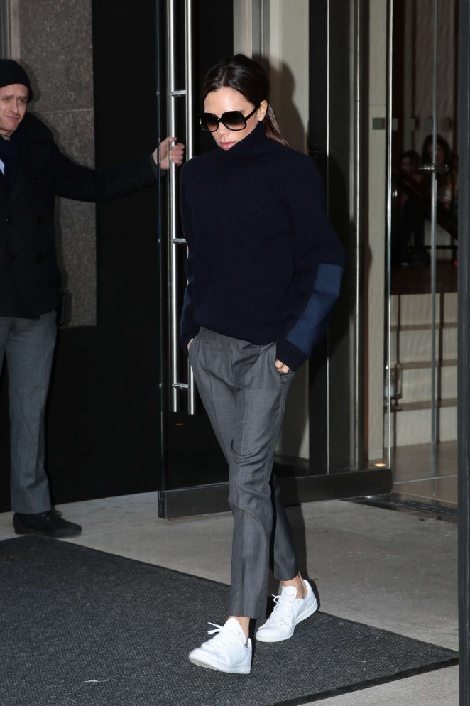 Victoria Beckham Leaving her hotel in New York