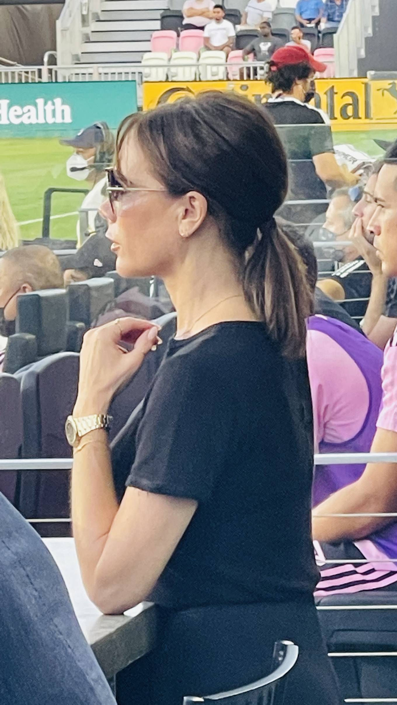Victoria Beckham - Seen in Miami at DVR Stadium
