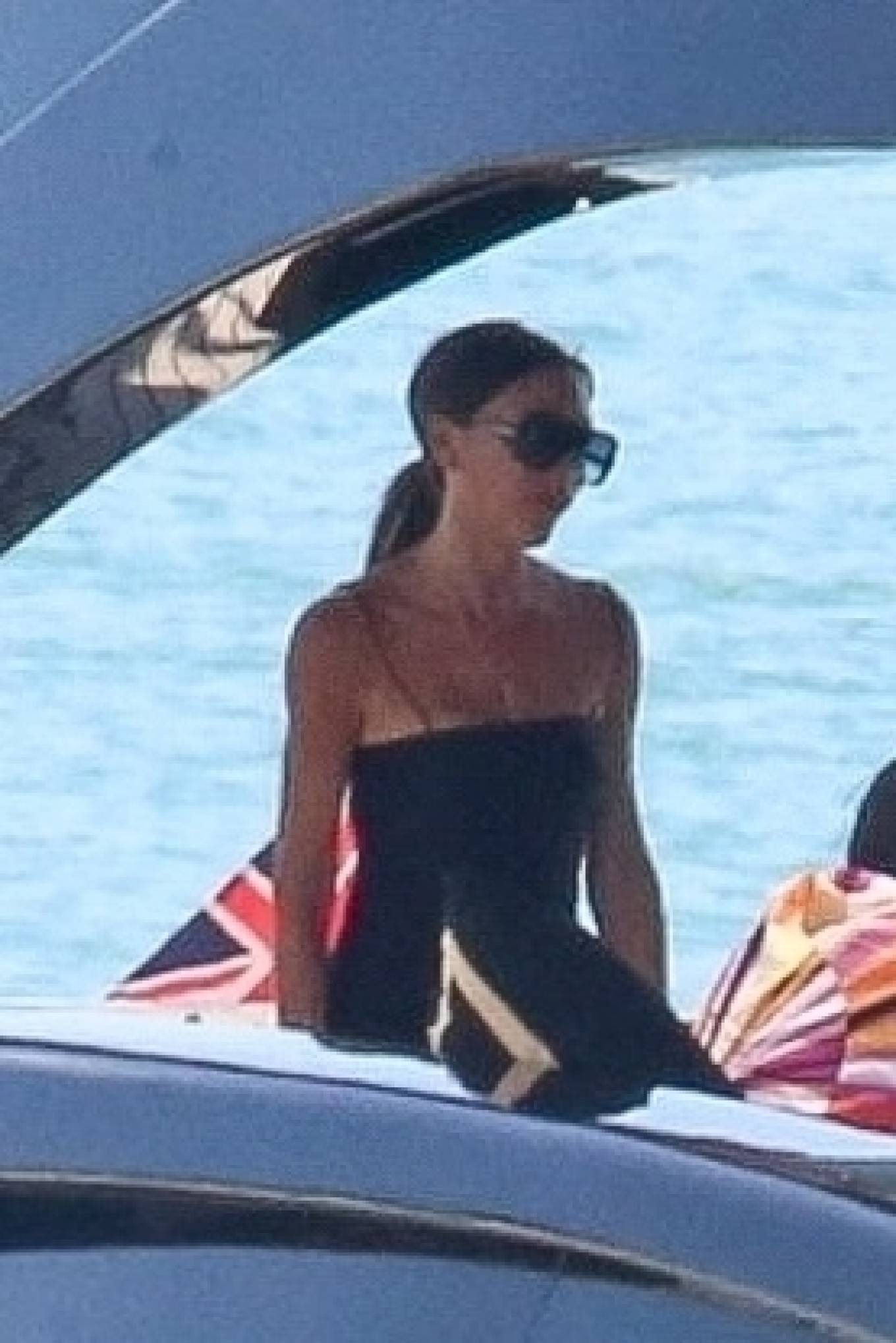 Victoria Beckham - Seen on a boat while celebrate her birthday in Miami