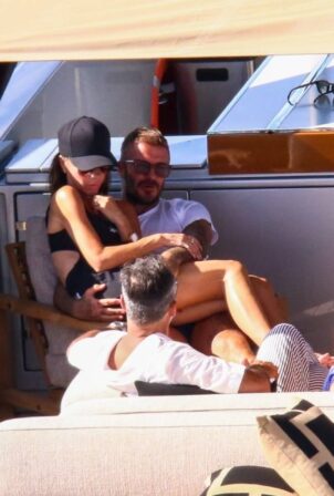 Victoria Beckham - With David Beckham spotted on their boat in South Beach