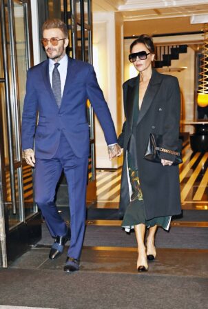 Victoria Beckham - With David seen heading to dinner in New York