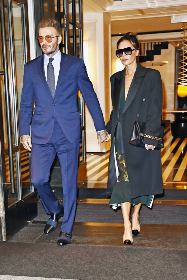 Victoria Beckham - With David seen heading to dinner in New York