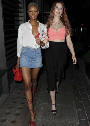 Victoria Clay And Jennifer Malengele - Seen At Cookoo Club In London