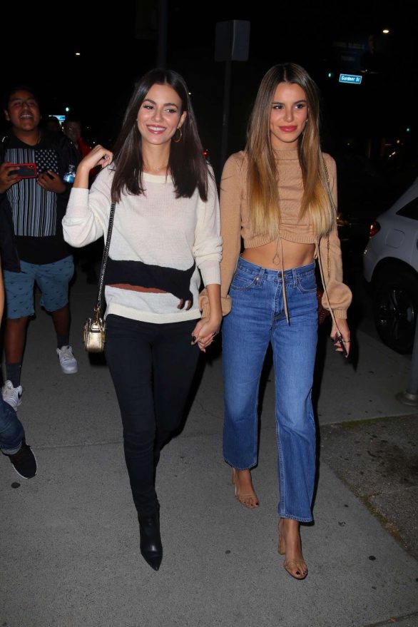 Victoria Justice and Madison Reed - Arriving at the Love Leo Rescue Fundraiser in Los Angeles