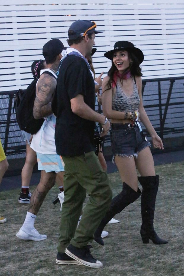 Victoria Justice and Reeve Carney at Coachella in Indio