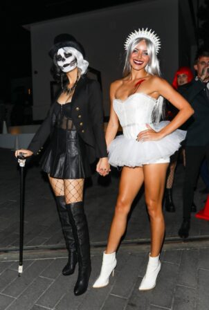 Victoria Justice - Attends Alessandra Ambrosio’s Halloween party in Bel Air