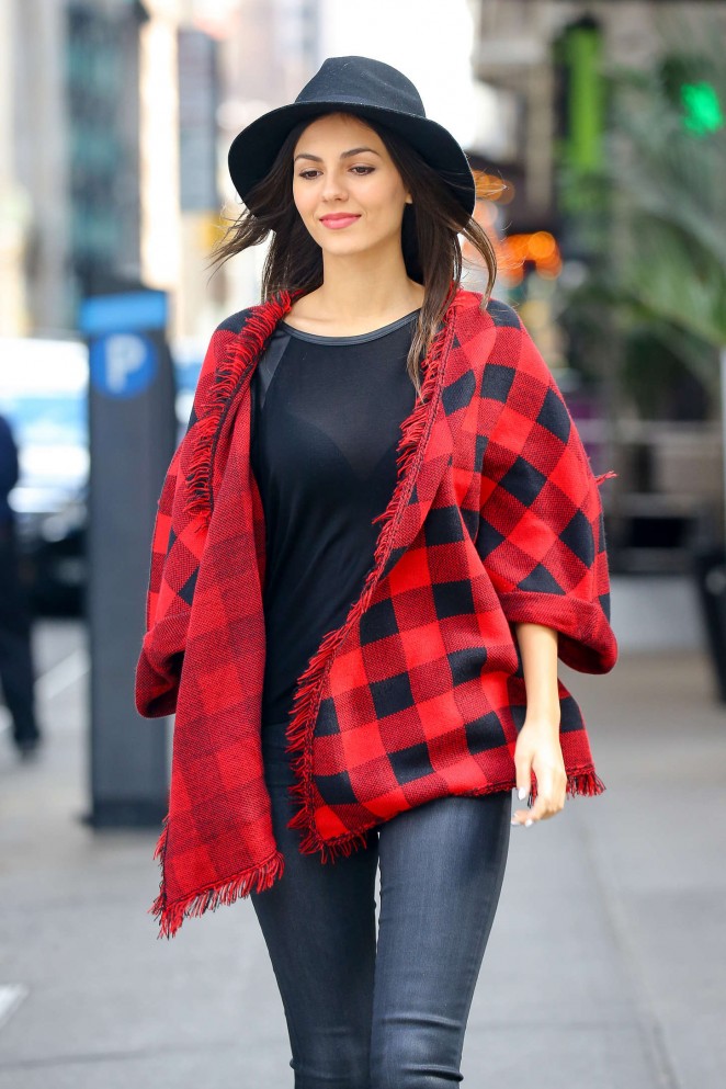 Victoria Justice in Tight Jeans Out in NYC