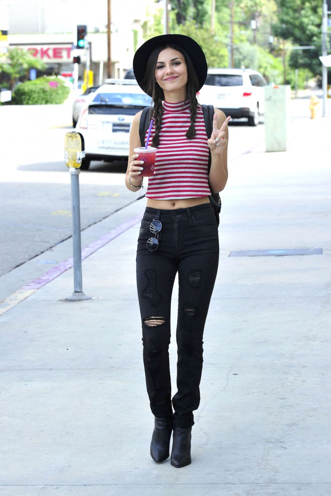 Victoria Justice in Tight Jeans Out in LA