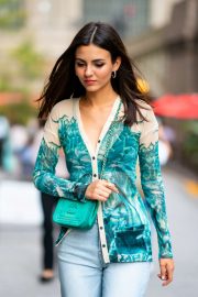 Victoria Justice out in Midtown New York