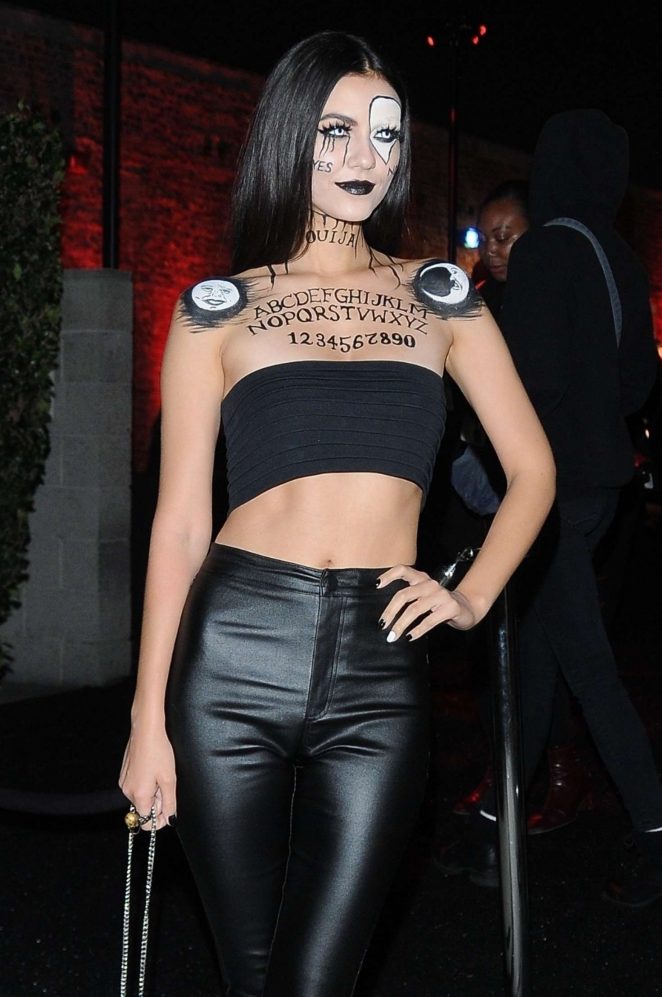 Victoria Justice - Outside Just Jared's 7th Annual Halloween Party in LA