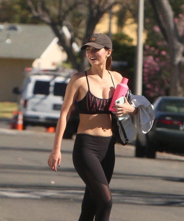 Victoria Justice - Seen after having a training session in Los Angeles