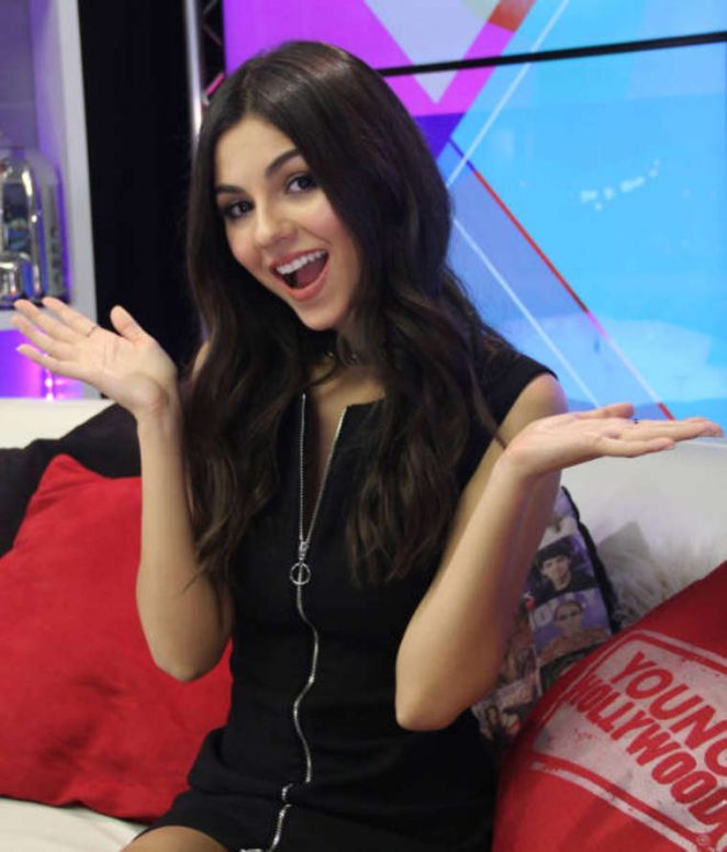 Victoria Justice - Visits Young Hollywood Studios in Los Angeles