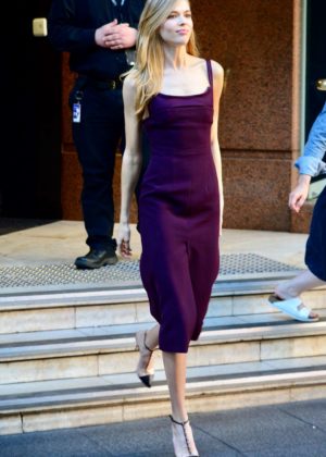 Victoria Lee - Leaving the Morning Show in Sydney