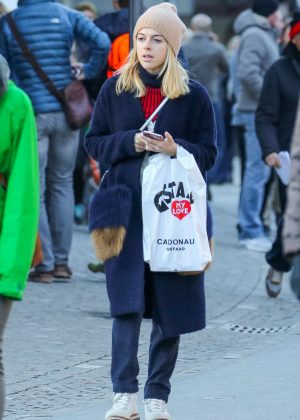 Victoria Monfort out and about in Gstaad