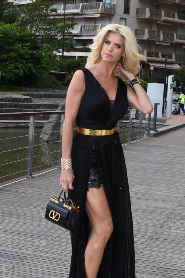 Victoria Silvstedt - Pictured at the Amber Lounge 2021 Fashion Show in Monte-Carlo - Monaco