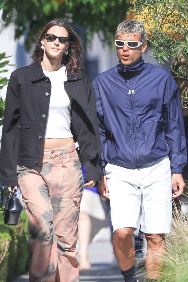 Vittoria Ceretti - Seen with a friend in West Hollywood