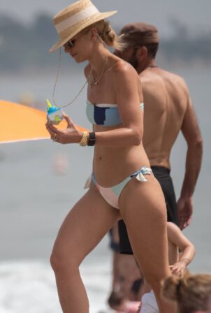 Vogue Williams - Seen in a bikini on holiday in Costa del Sol