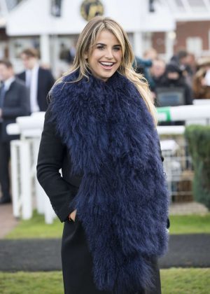 Vogue Williams - The Hennessy Gold Cup at Newbury Racecourse in England