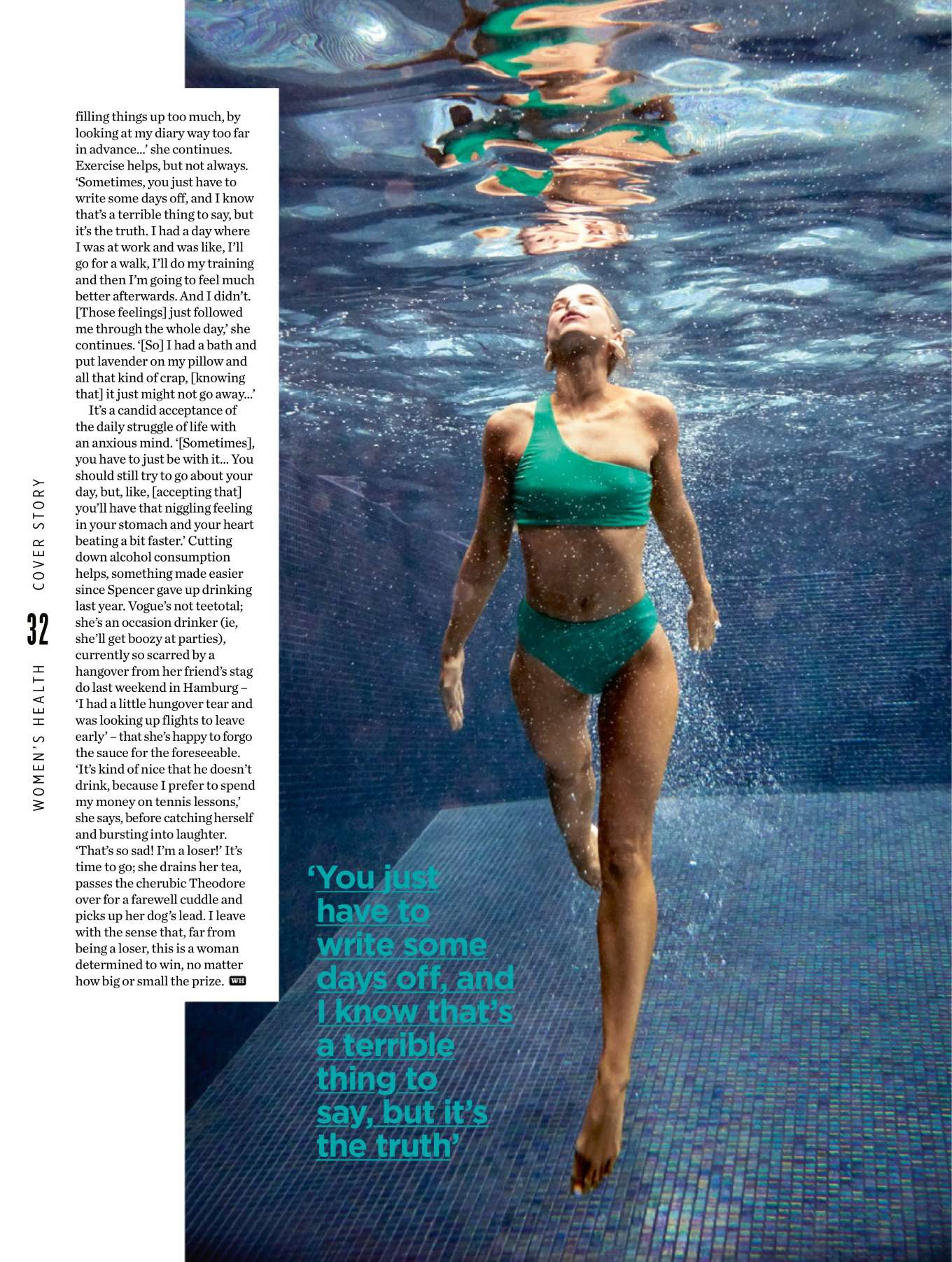 Vogue Williams â€“ Womenâ€™s Health UK Magazine (July 2019)