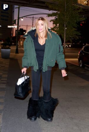 Wendy Williams - Out in winter boots in New York