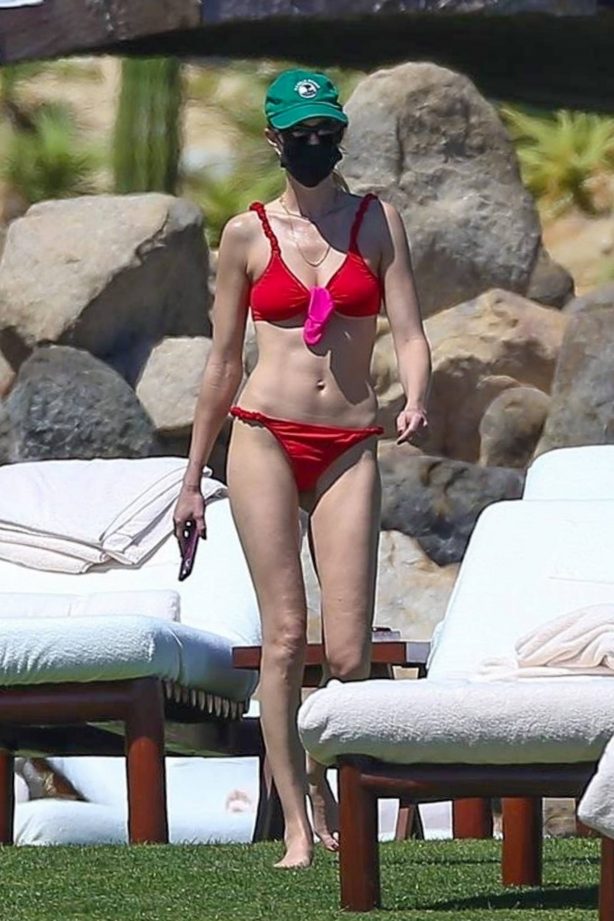 Whitney Port - In a red bikini in Cabo San Lucas