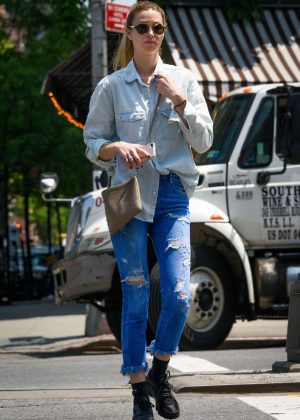 Whitney Port in Jeans out in New York